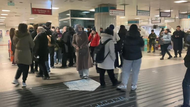 Yenikapıda İspanyol raylara atladı
