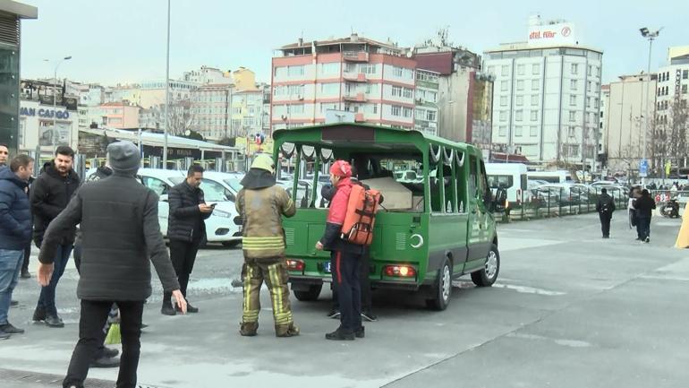 Yenikapıda İspanyol raylara atladı