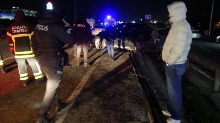 Makas atarken kaza yaptı; yaralı arkadaşını bırakıp kaçtı