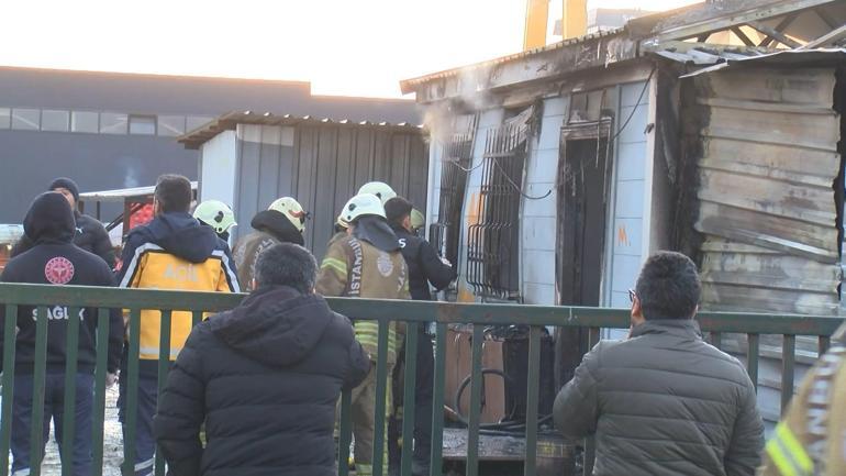 Sultanbeylide işçilerin kaldığı konteynerde yangın: 3 ölü, 2 yaralı