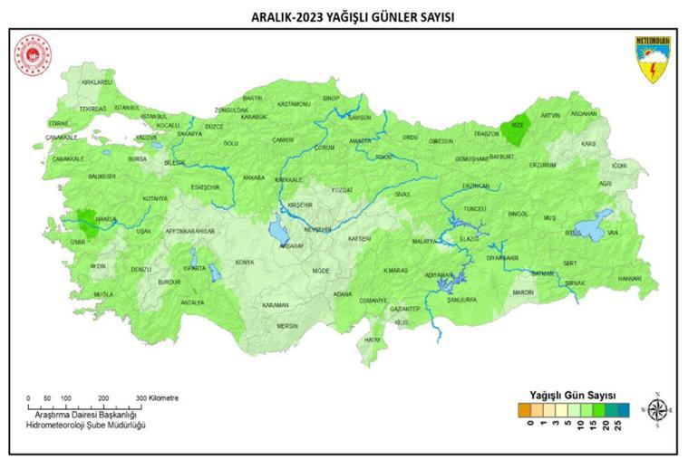 Aralık yağışları yüzde 89 arttı