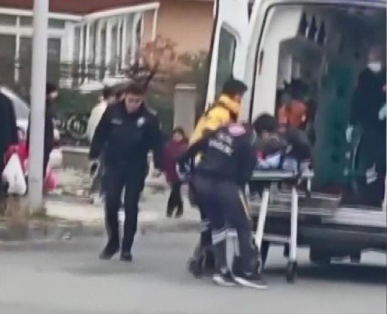 Büyükçekmecede kaçan şüpheliyi kovalayan polis ekibi kaza yaptı