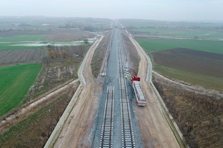 Bakan Uraloğlu: Çerkezköy- Kapıkule hızlı tren hattı 2025 sonunda bitecek