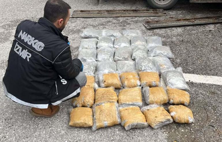 Kamyonda 19 kilo 225 gram skunk ele geçirildi