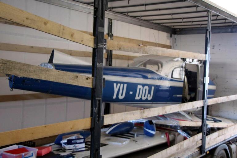 Kapıkulede TIRda Cessna tipi uçak ele geçirildi