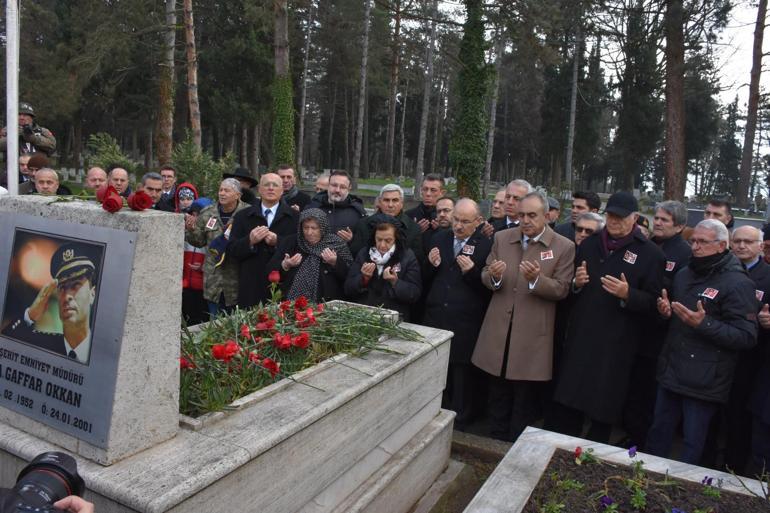 Emniyet Müdürü Okkan, şehit edilişinin 23üncü yılında mezarı başında anıldı