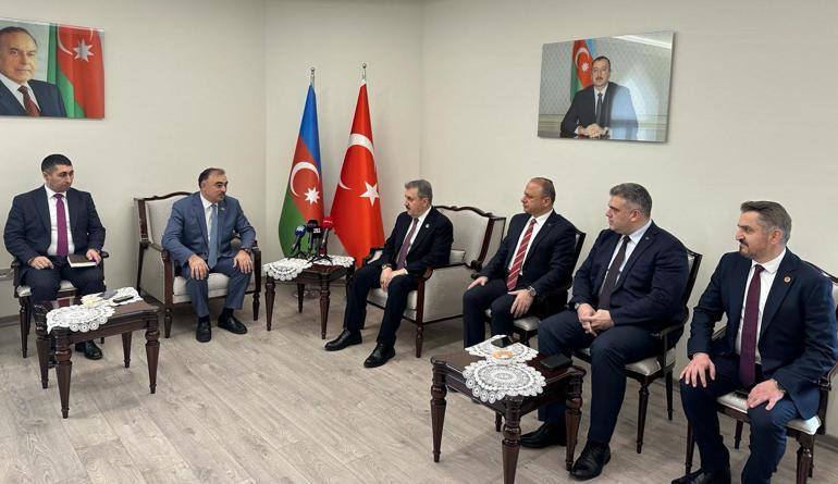 BBP lideri Destici, Azerbaycan Büyükelçisi Memmedov’u ziyaret etti