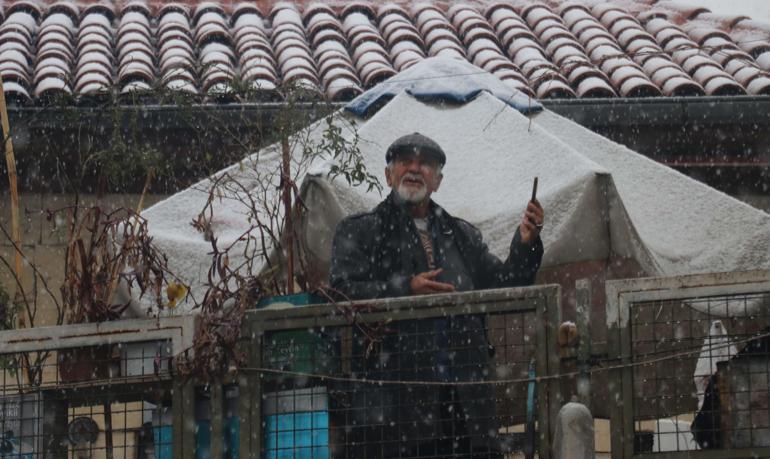 Gaziantepe mevsimin ilk karı yağdı