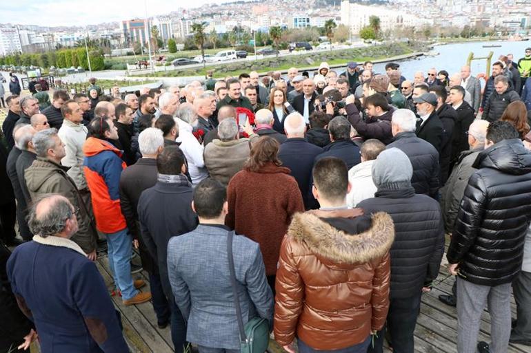 Samsun’da mübadelenin yıl dönümünde denize çelenk bırakıldı