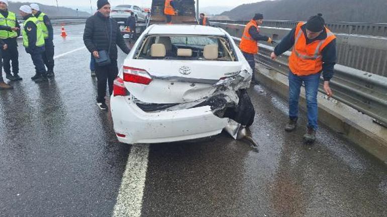 Kuzey Marmara Otoyolunda zincirleme kaza: 5 yaralı
