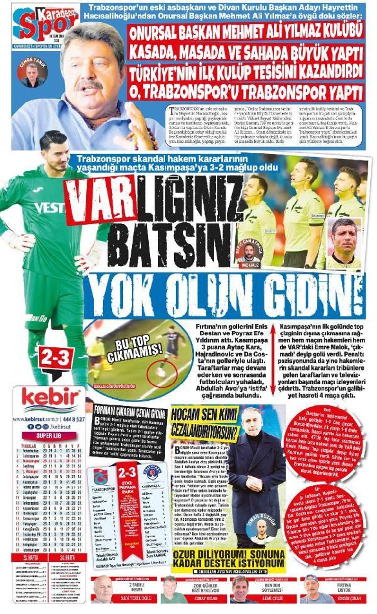 Trabzonspor galibiyete hasret