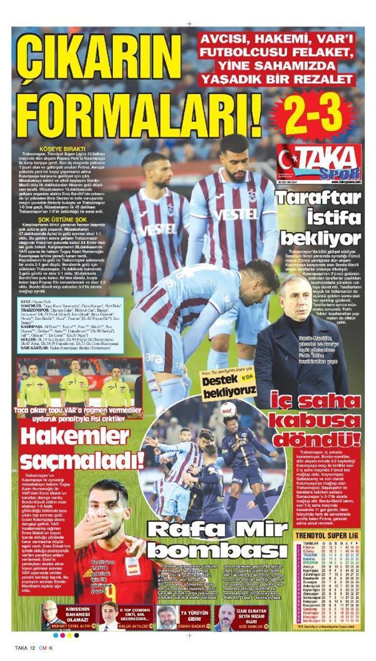 Trabzonspor galibiyete hasret