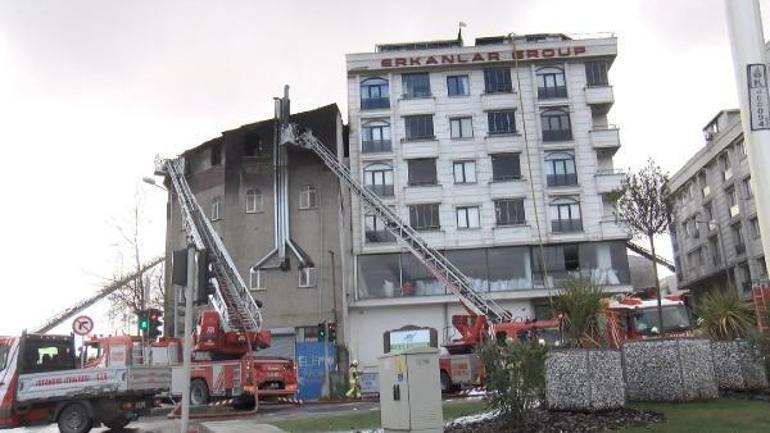 Sultangazide ayakkabı imalathanesinde yangın