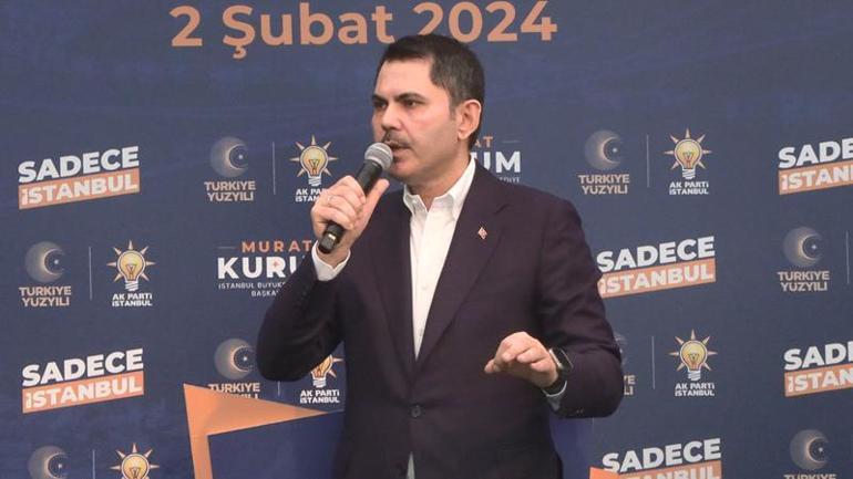 Murat Kurum: İstanbula dair projeleri, planları, hayalleri yok
