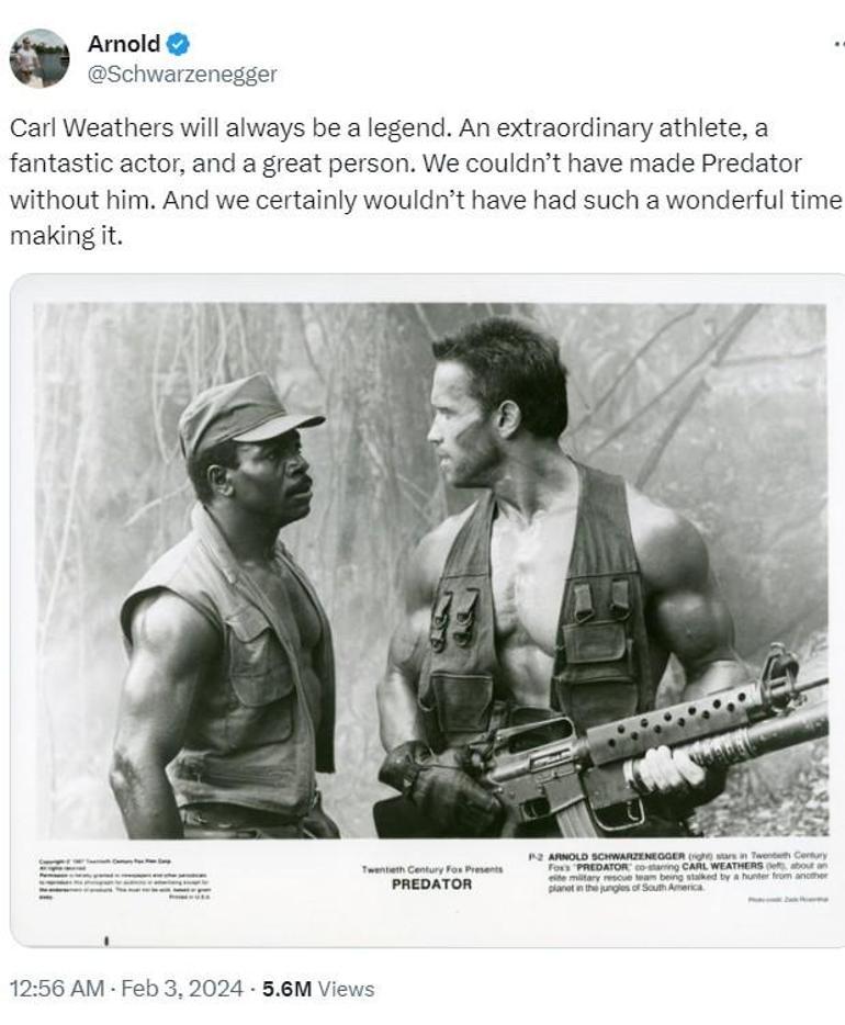 Rocky filminin Apollo’su 76 yaşında hayata veda etti