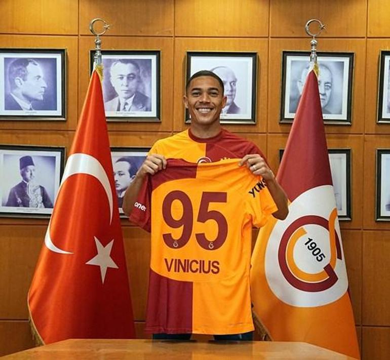 Galatasaraylı Vinicius: Burada olduğum için çok heyecanlıyım