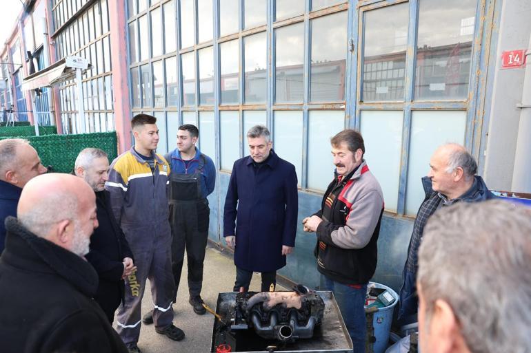 Şile Belediye Başkanı Ocaklı, esnafla bir araya geldi