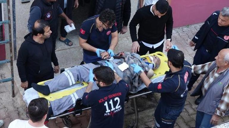 Güneş enerjisi sistemini tamir ederken çatıdan düşüp, ağır yaralandı