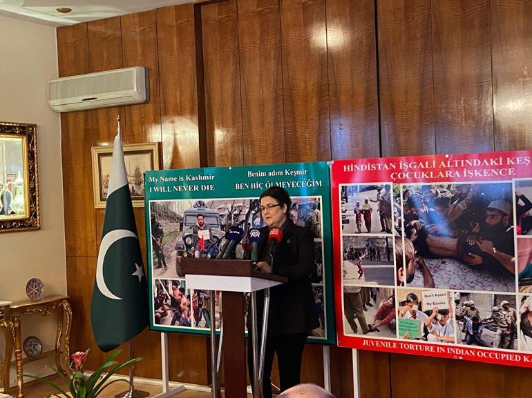 Pakistan Büyükelçiliğinde depremde hayatını kaybedenler için fidan dikildi