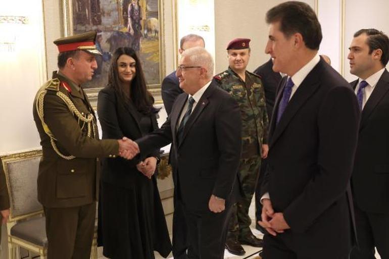 Bakan Güler, IKBY Bölge Başkanı Barzani ile görüştü