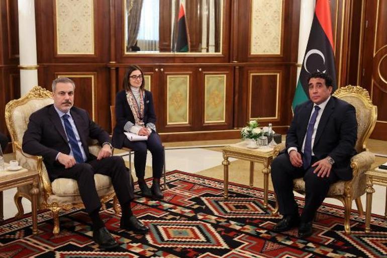 Bakan Fidan, Libya Yüksek Devlet Konseyi Başkanı Takala ile bir araya geldi