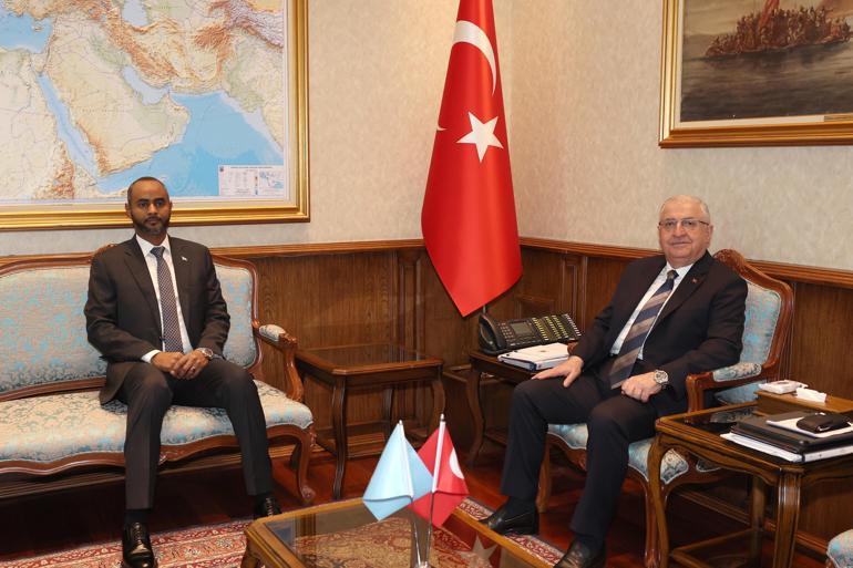 Bakan Güler, Somali Savunma Bakanı Muhammed Nur ile görüştü