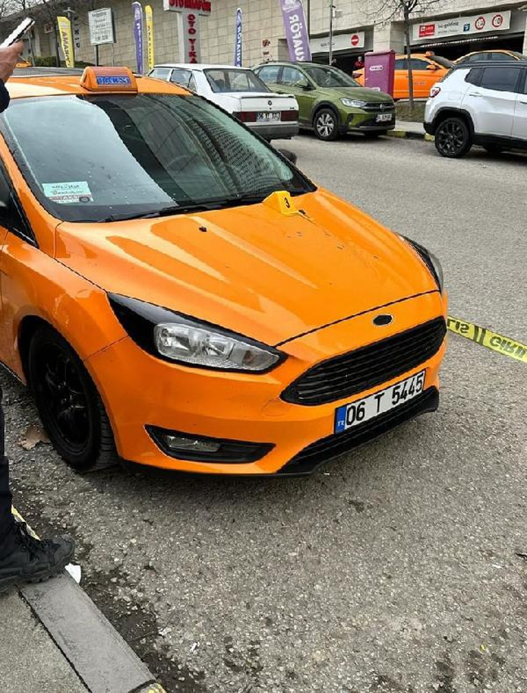 Ankarada yolcu alma tartışmasında diğer taksi durağını basıp ateş açtı; 1 yaralı