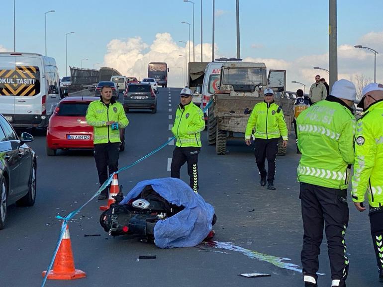 Ankarada traktöre çarpan motosikletin sürücüsü öldü