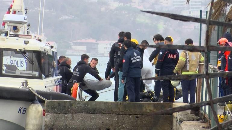 Ortaköyde denize düşen 2 işçiden biri hayatını kaybetti