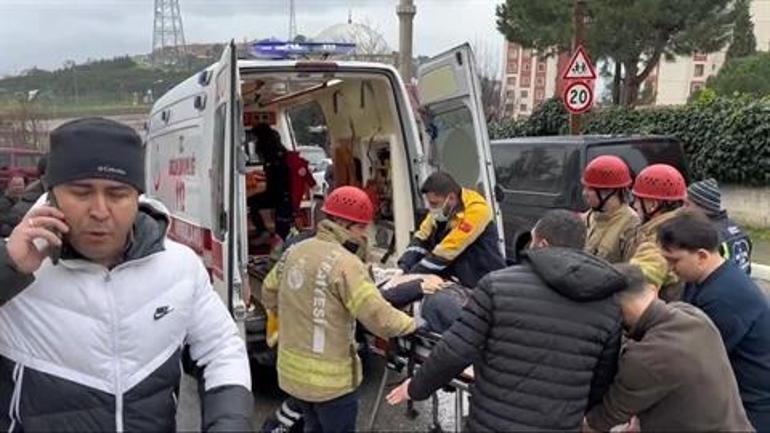 Kartalda karşı şeride geçen cip hafif ticari araca çarptı: 1 ölü