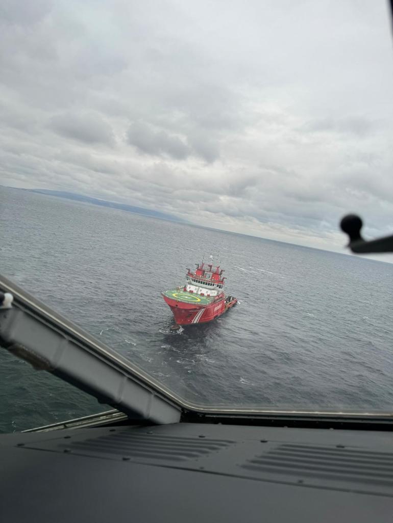 Marmarada batan geminin kayıp 6 mürettebatından birinin cansız bedenine ulaşıldı