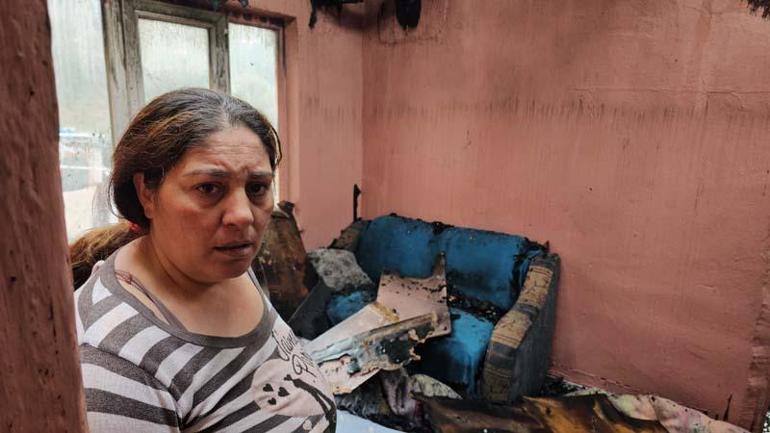 Zonguldakta iki katlı evde yangın; yardım kömürünün patladığı iddiası