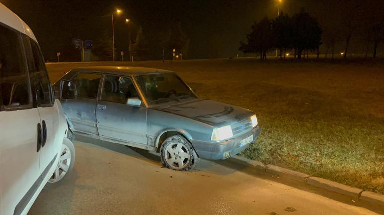 3 çocuk, düz kontak yöntemiyle çalıştırdıkları otomobille 70 kilometre sonra yakalandı