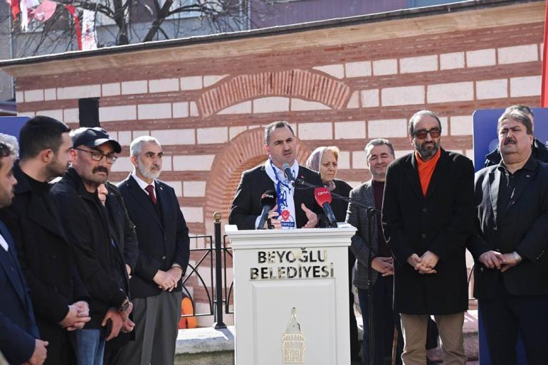 Beyoğlu’nda tarihi Tersane Emini Ahmed Ağa Çeşmesi yenilendi