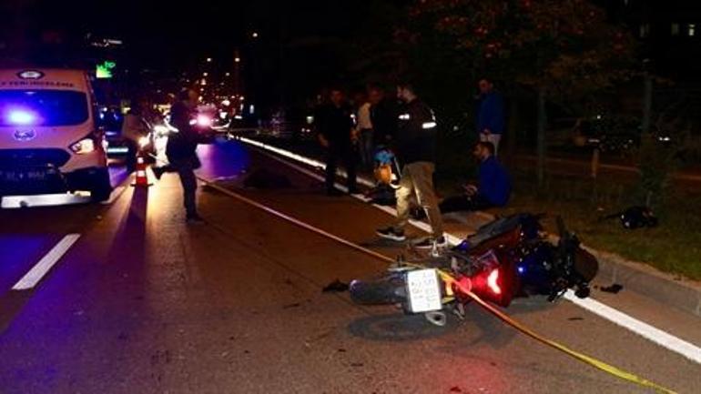 Yolun karşısına geçerken motosikletin çarptığı kadın öldü