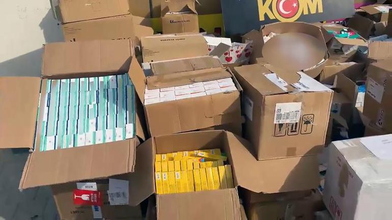 Devlet hastanelerine ait 35 bin kutu ilaç, bakkal dükkanında çıktı