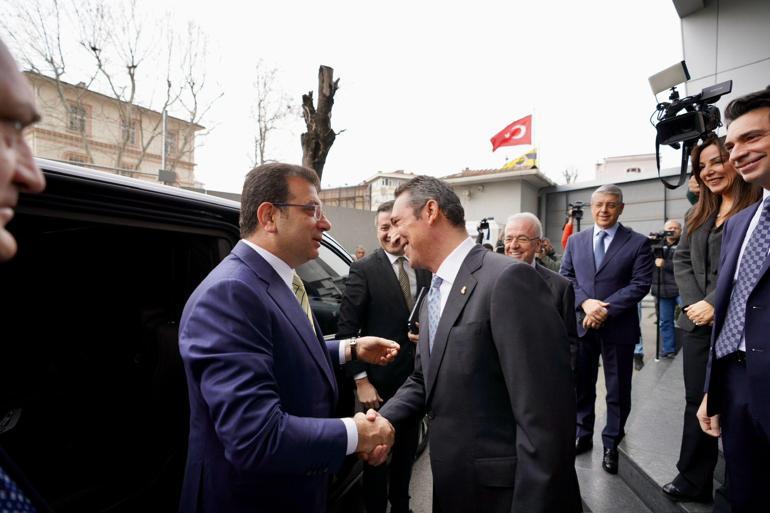 İBB Başkanı İmamoğlu’ndan Fenerbahçe Başkanı Ali Koç’a ziyaret