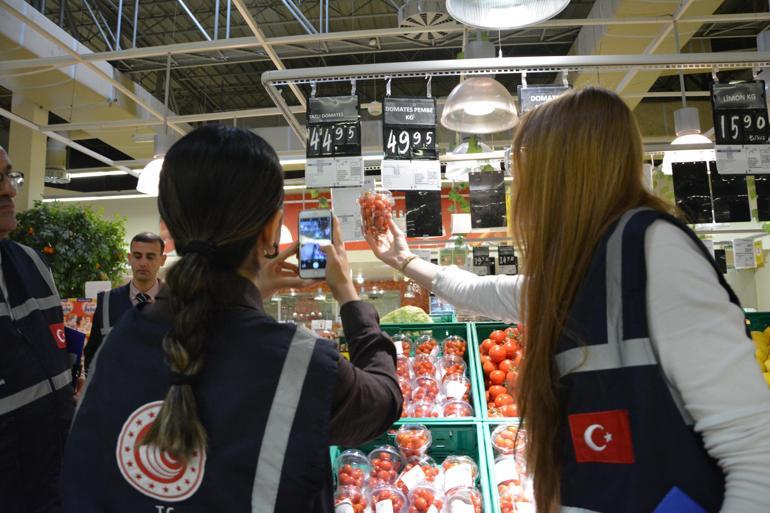 Manisada marketlerde ramazan ayı öncesi fahiş fiyat ve etiket denetimi