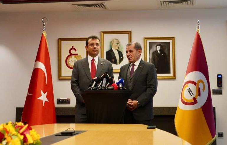 İBB Başkanı Ekrem İmamoğlu, Galatasaray Başkanı Dursun Özbeki ziyaret etti