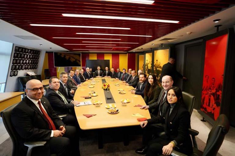 İBB Başkanı Ekrem İmamoğlu, Galatasaray Başkanı Dursun Özbeki ziyaret etti