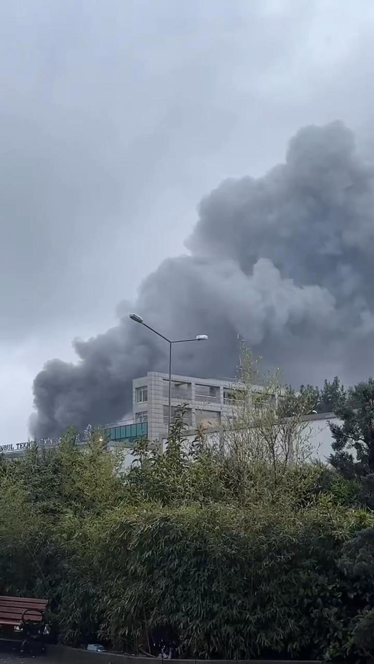 İTÜ Ayazağa kampüsünde işçilerin kaldığı konteynerde yangın