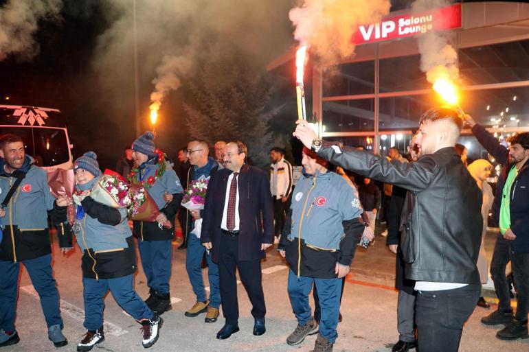 Meleklere Erzurumda coşkulu karşılama