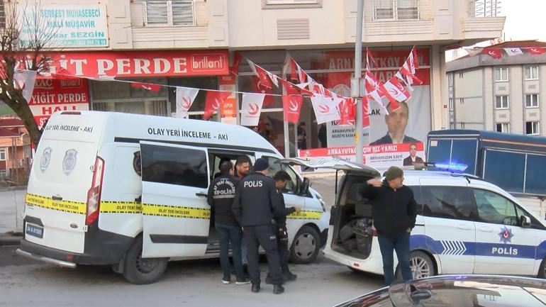 Arnavutköyde Yeniden Refah Partisinin seçim aracına ateş açıldı