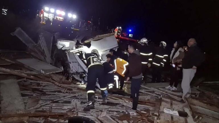 Kırıkkalede TIR devrildi: 3 yaralı