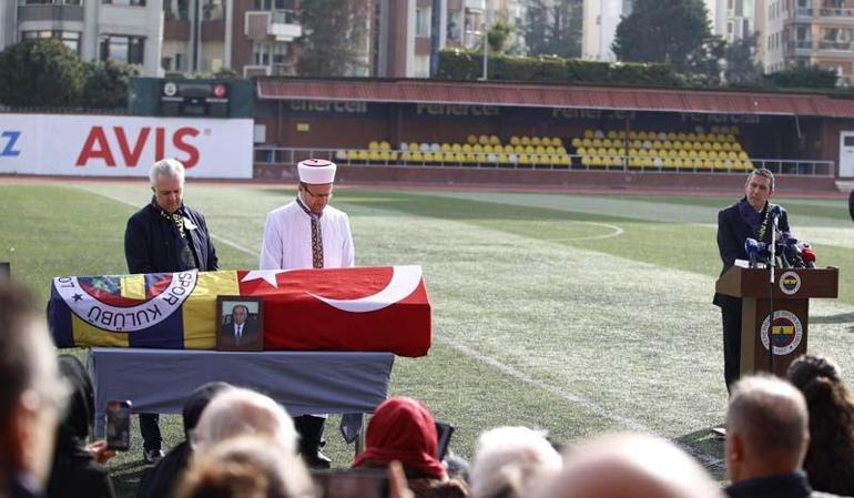 Hayatını kaybeden Fenerbahçe Eski Başkanı Tahsin Kaya için Dereağzında tören düzenlendi