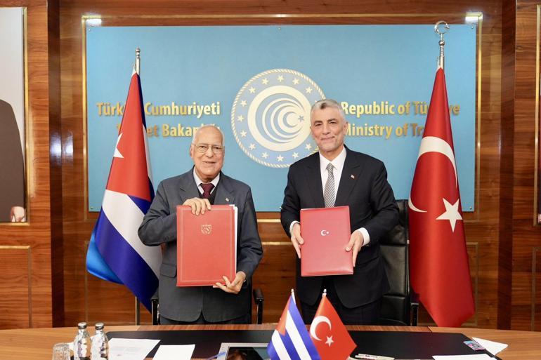 Türkiye ile Küba ticari ilişkilerine yönelik yol haritası imzalandı