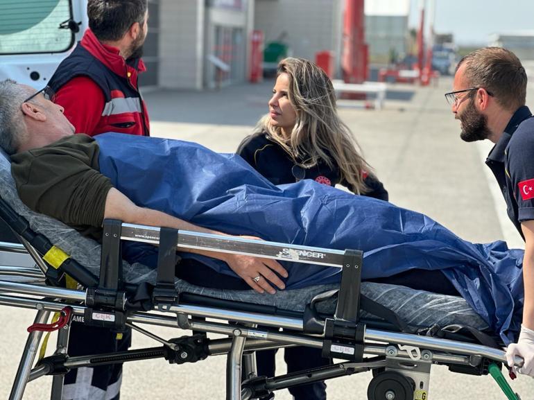Ambulans helikopter kalp yetmezliği hastası için havalandı