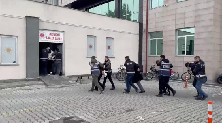Erzincanda suç örgütüne yönelik operasyonda 6 tutuklama