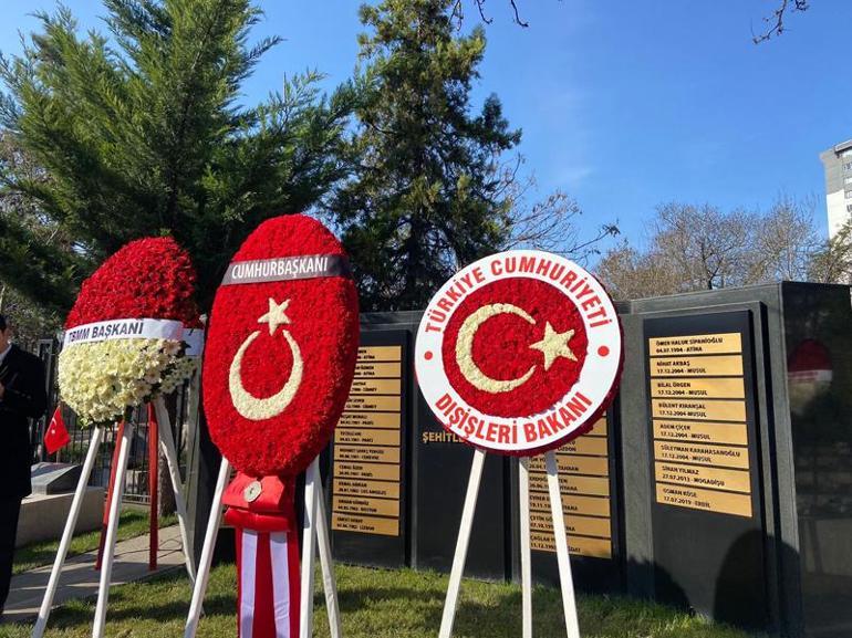 Terör örgütlerinin şehit ettiği diplomatlar Ankarada anıldı