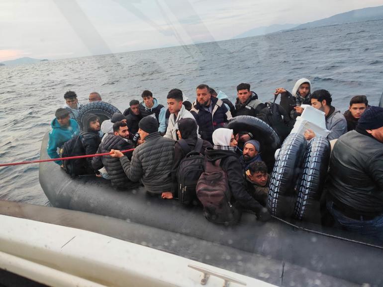 Bodrumda 67 kaçak göçmen yakalandı, 33 kaçak göçmen kurtarıldı